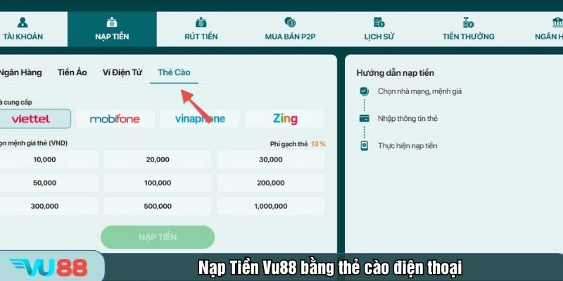 Hướng dẫn cách thanh toán bằng thẻ cào điện thoại