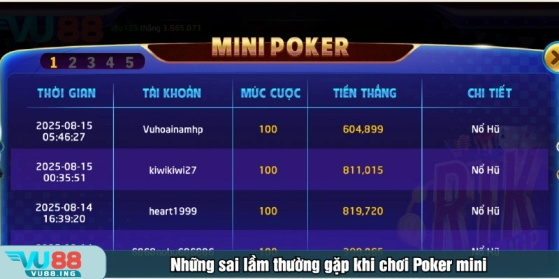 Tránh ham cược lớn khi mới chơi